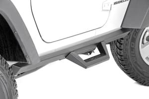 Rough Country Contoured Drop Steps | 2 Door | Jeep Wrangler JK 4WD (2007-2018)