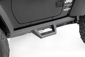 Rough Country Contoured Drop Steps | 2 Door | Jeep Wrangler JL 4WD (2018-2026)