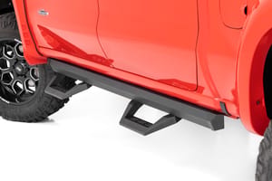 Running Boards & Rock Sliders - SRX2 Adj Aluminum Step | Crew Cab | Chevy/GMC 1500/2500HD (19-26)