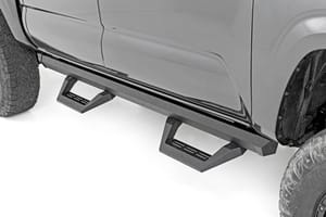 Running Boards & Rock Sliders - SRX2 Adj Aluminum Step | Double Cab | Toyota Tacoma 2WD/4WD (2005-2023)