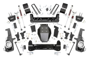 Rough Country 5 Inch Lift Kit | Torsion Drop | M1 | w/ Overloads | Chevy/GMC 2500HD/3500HD (20-26)