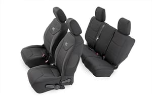 Interior & Floor Mats - Seat Covers | Front and Rear | Jeep Wrangler Unlimited 4WD (2011-2012)
