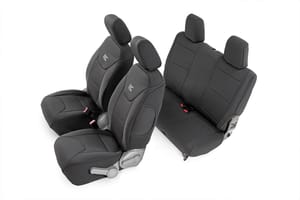 Interior & Floor Mats - Seat Covers | Front and Rear | Jeep Wrangler JK 4WD (2007-2010)