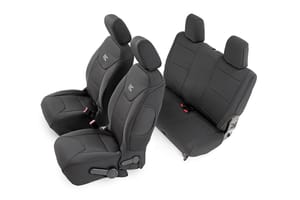 Interior & Floor Mats - Seat Covers | Front and Rear | Jeep Wrangler JK 4WD (2011-2012)
