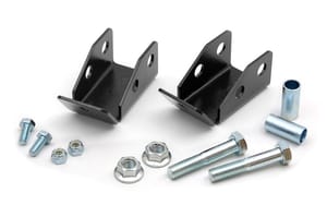 Rough Country Shock Relocation Brackets | Rear | Jeep Wrangler TJ (97-06)/Wrangler Unlimited (04-06)