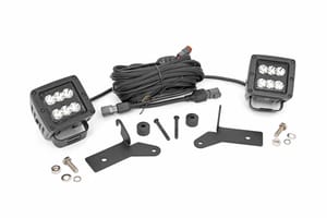 LED Lighting - LED Light Kit | Hinge Mount | 2" Black Pair | Jeep Gladiator JT/Wrangler JL (18-26)