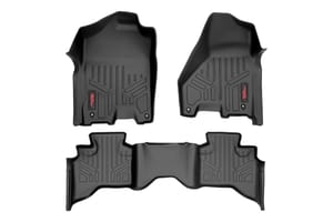 Rough Country Floor Mats | FR & RR | Quad Cab | Ram 1500 2WD/4WD (2012-2018 & Classic)