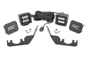 LED Lighting - LED Light | Rear Mount | 2" Black Pair | Spot | Kawasaki Teryx 4 1000/Teryx 800