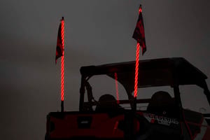 LED Lighting - Multi-Color LED | Whip | 4' Long | Pair