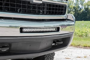 Rough Country LED Light Mount | Bumper | 20" | Chevy Silverado 1500 (07-13)/Silverado 2500 HD (07-10)