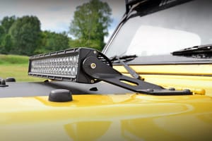 LED Lighting - LED Light Mount | Hood | 20" | Jeep Wrangler TJ (97-06)/Wrangler Unlimited (04-06)