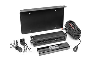 LED Lighting - LED Light Kit | License Plate Mount | 8" Single Row Black Series
