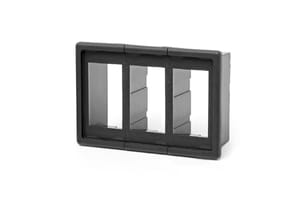 LED Lighting - Auxiliary Switch Bezel | Triple