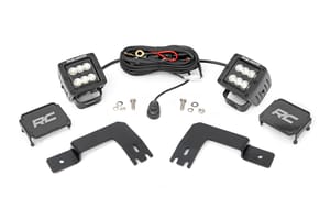 LED Lighting - LED Light | Under Bed Mount | 2" Black Pair | Flood | Polaris XPEDITION ADV 5