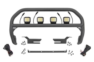 Rough Country Nudge Bar | 3 Inch Wide Angle Led (x4) | Ford Bronco 4WD (2021-2026)