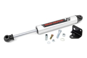 Steering Stabilizers - V2 Steering Stabilizer | Relocation Bracket | Jeep Wrangler JK/Wrangler Unlimited (07-18)