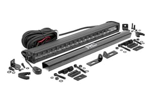 LED Lighting - LED Light Kit | Bumper Mount | 20" Black Single Row | Ford Ranger (19-23)