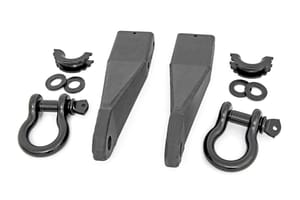 Rough Country Tow Hook Brackets | D-Ring Combo | GMC Sierra 2500 HD 2WD/4WD (2020-2026)