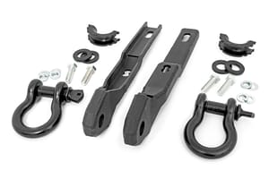 Rough Country Tow Hook Brackets | D-Ring Combo | Nissan Titan 2WD/4WD (2017-2024)