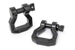 Rough Country D-Ring | Forged | Pair | Black