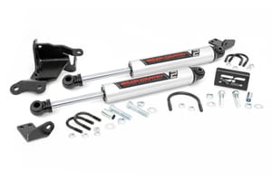 Steering Stabilizers - V2 Steering Stabilizer | Dual | 2.5-8 Inch Lift | Jeep Gladiator JT/Wrangler JL (18-26)