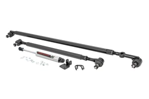 Rough Country HD Steering Kit | V2 Stabilizer Combo | Jeep Cherokee XJ/Comanche MJ/Wrangler TJ