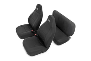 Interior & Floor Mats - Seat Covers | Front and Rear | Jeep Wrangler TJ 4WD (1997-2002)