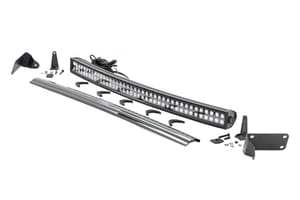 Rough Country LED Light Kit | Bumper Mount | 40" Black Dual Row | Ram 2500/3500 4WD (11-18)