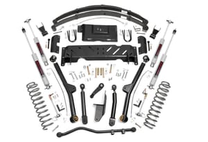 Rough Country 6.5 Inch Lift Kit | Long Arm | NP242 | Jeep Cherokee XJ 4WD (1984-2001)