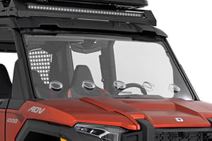 Rough Country Vented Full Windshield | Scratch Resistant | Polaris XPEDITION XP/XPEDITION XP 5