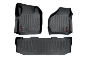 Rough Country Floor Mats | FR & RR | Crew Cab | Ford F-250/F-350 Super Duty 2WD/4WD (99-07)