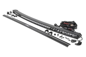 Rough Country 40 Inch Black Series LED Light Bar | Curved | Single Row