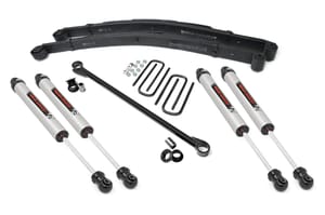 Rough Country 2.5 Inch Leveling Kit | Leaf Spring | V2 | Ford F-250/F-350 Super Duty (99-04)