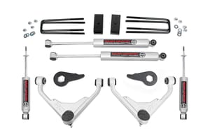 Rough Country 3 Inch Lift Kit | FK/FF Code | Chevy/GMC Sierra/Silverado 2500 HD Suburban/Yukon XL 2500 (01-10)