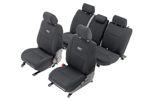Rough Country Seat Covers | FR & RR | Crew Cab | Toyota Tacoma 2WD/4WD (2005-2015)