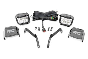 LED Lighting - LED Light Kit | Ditch Mount | 3" OSRAM | Wide | Chevy 1500 & Chevy/GMC 2500HD/3500HD (07-14)