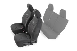 Rough Country Seat Covers | Front | Jeep Wrangler Unlimited 4WD (2013-2018)