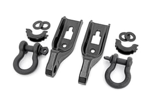 Rough Country Tow Hook Brackets | D-Ring Combo | Ford F-150 2WD/4WD (2009-2026)
