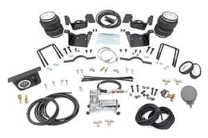 Rough Country Air Spring Kit w/compressor | 0-7.5" Lift | Chevy/GMC 2500HD/3500HD (11-19)