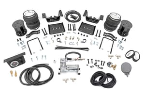 Rough Country Air Spring Kit w/compressor | 5 Inch Lift Kit | Chevy/GMC 1500 (07-18 & Classic)