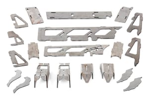 Rough Country Axle Truss and C-Gusset | Combo | Dana 30 | Jeep Wrangler JK/Wrangler Unlimited (07-18)