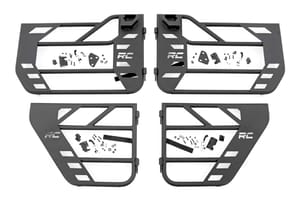 Rough Country Tubular Doors | Front and Rear | Jeep Gladiator JT/Wrangler JL 4WD (18-26)
