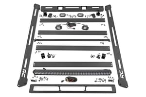 Rough Country Roof Rack | Black Series Lights | Jeep Wrangler JL (18-26)/Wrangler Unlimited (18-26)
