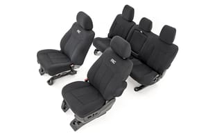 Rough Country Seat Covers | Front and Rear | Ford F-250/F-350 Super Duty 2WD/4WD (11-16)