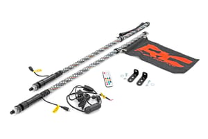 LED Lighting - LED Whip Light Kit | Bed Mount | Polaris Ranger RZR 170/RZR 170