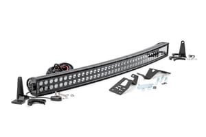 LED Lighting - LED Light Kit | Front Mount | 40" Black Dual Row | White DRL | Can-Am Commander Max 1000