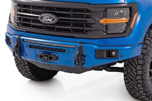 Bumpers & Grille Guards - FXS Front Bumper | E7 Velocity Blue | EcoBoost | Ford F-150 2WD/4WD (2021-2025)