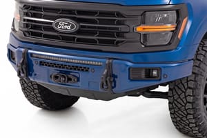 Bumpers & Grille Guards - FXS Front Bumper | E9 Argon Blue | EcoBoost | Ford F-150 2WD/4WD (2021-2025)