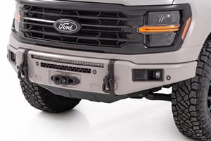 Bumpers & Grille Guards - FXS Front Bumper | DR Avalanche Gray | EcoBoost | Ford F-150 2WD/4WD (2021-2025)