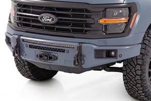 Bumpers & Grille Guards - FXS Front Bumper | G4 Azure Gray | EcoBoost | Ford F-150 2WD/4WD (2021-2025)